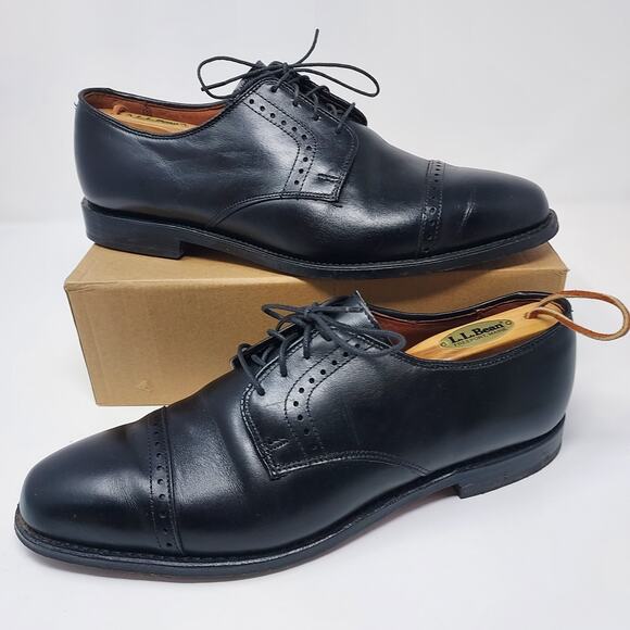 Allen Edmonds Leather Clifton Cap Toe Black Men Dress Shoes Made In USA Sz 9.5 main image 5